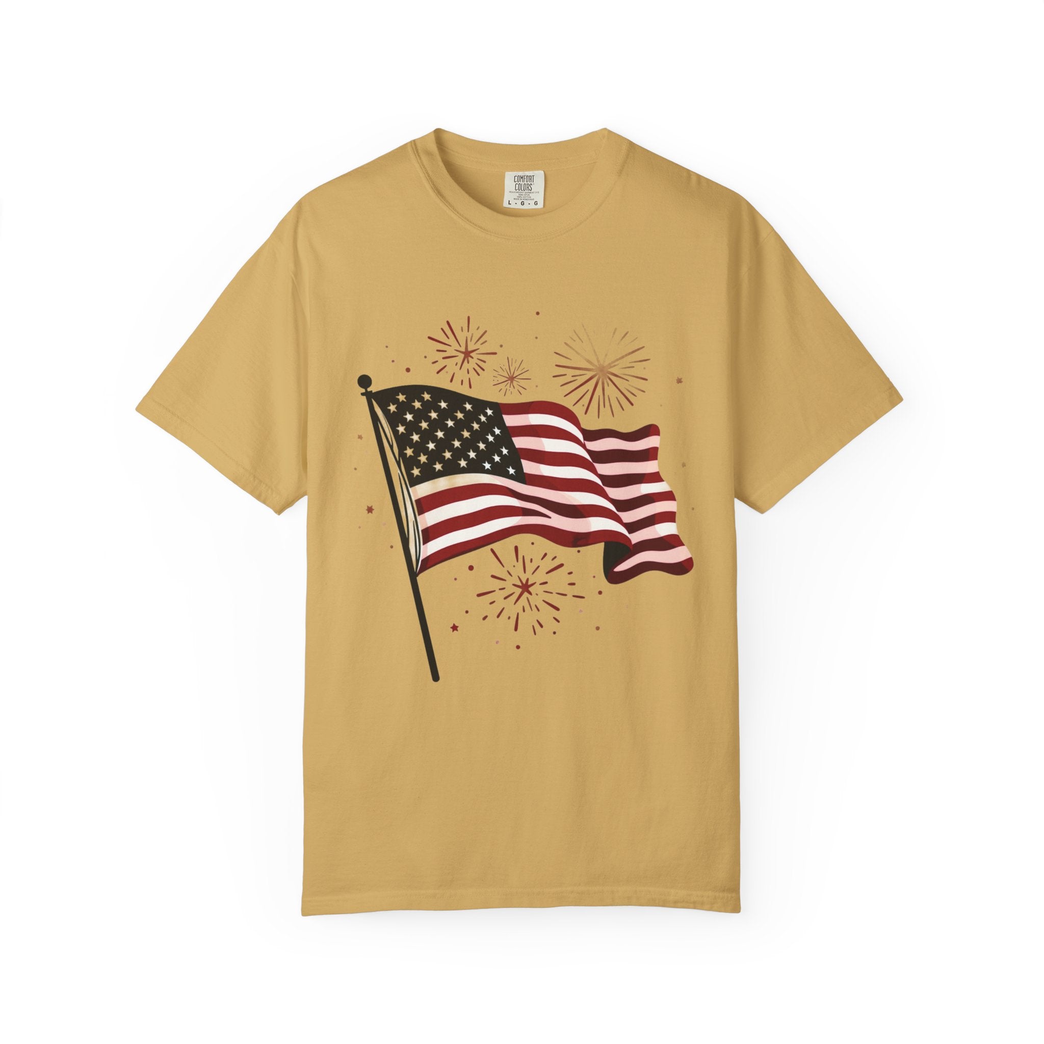 American Flag Garment-Dyed Tee