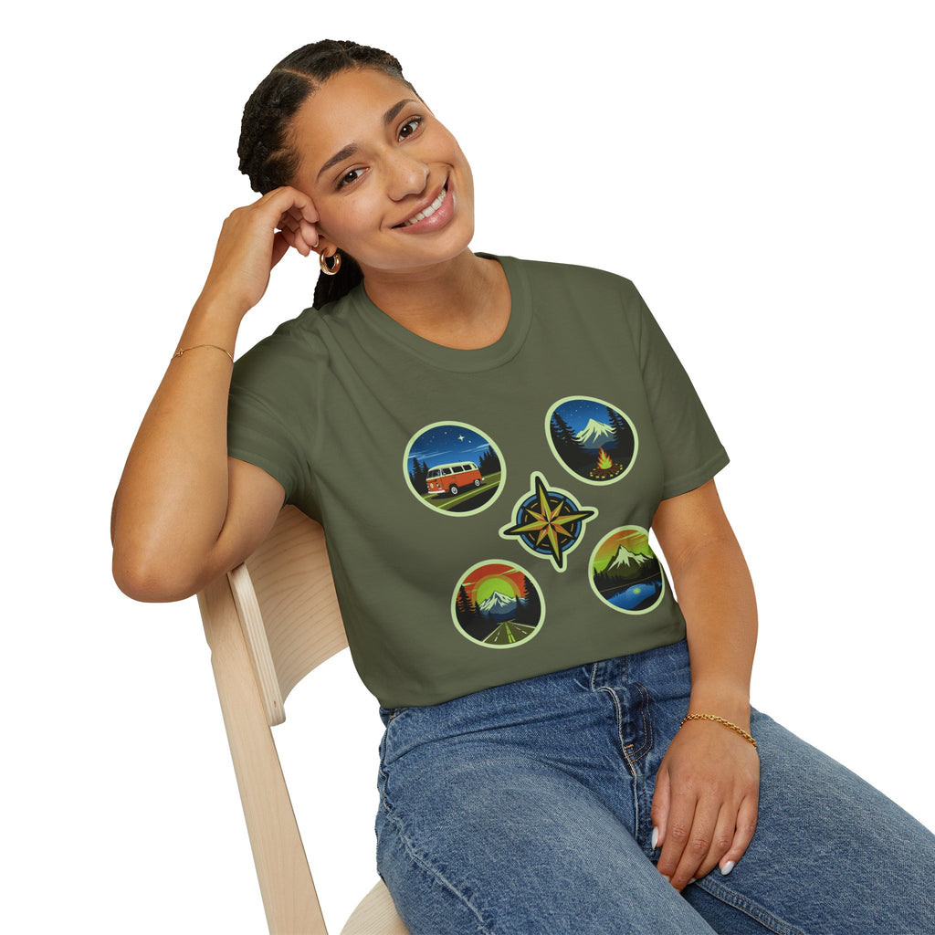 Adventure Badge Unisex Tee