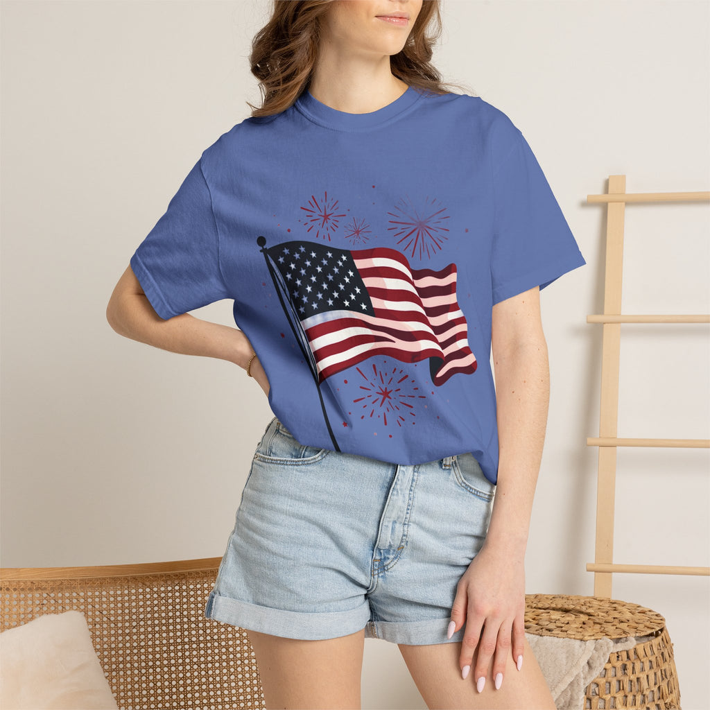 American Flag Garment-Dyed Tee