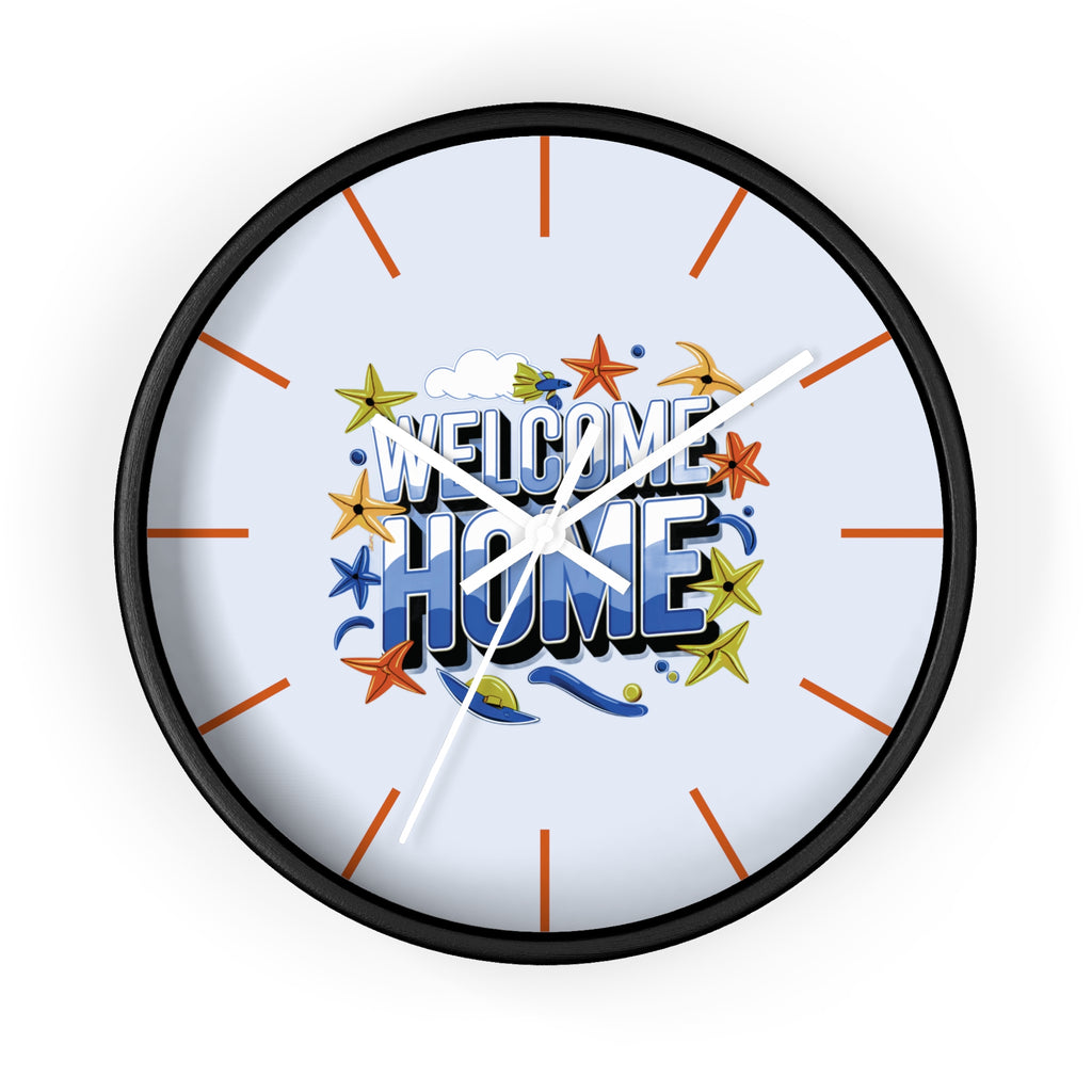 Welcome Home Wall Clock