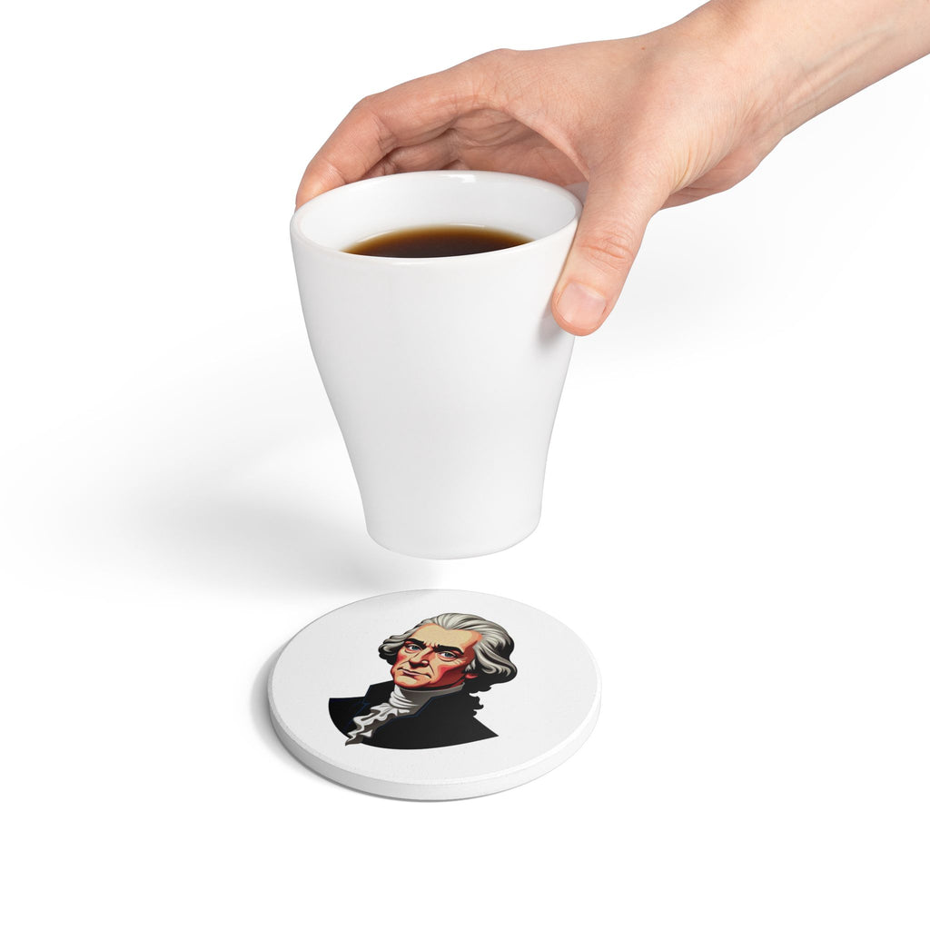 President Jefferson Ceramic Coaster