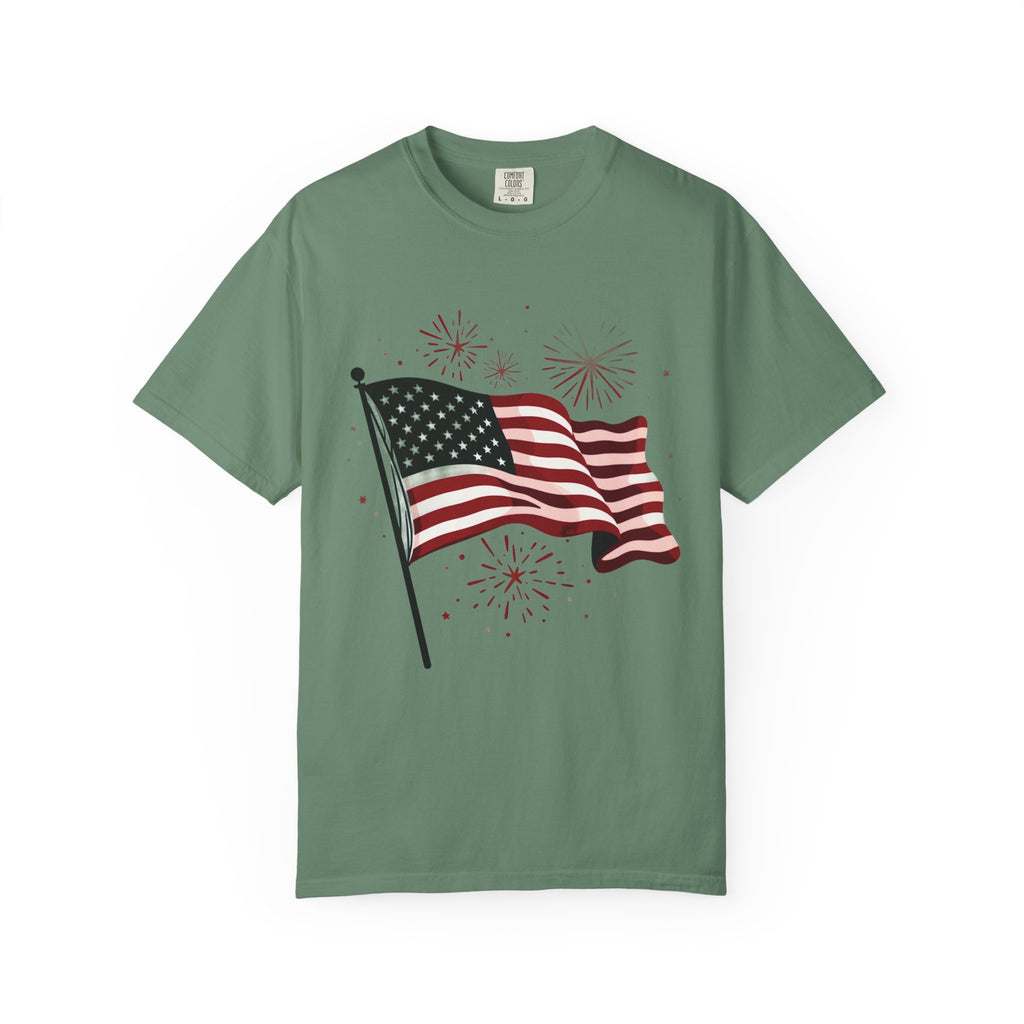 American Flag Garment-Dyed Tee