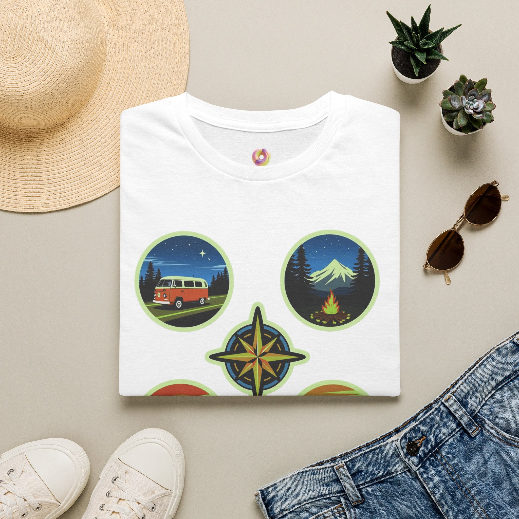 Adventure Badge Unisex Tee