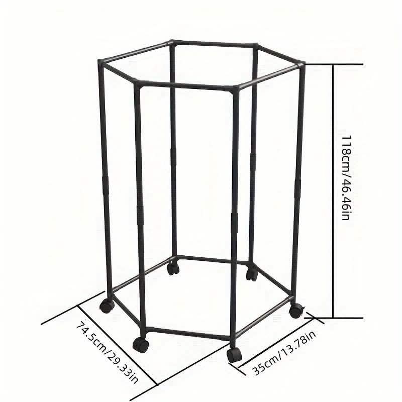 360° Rotating Freestanding Clothing Rack