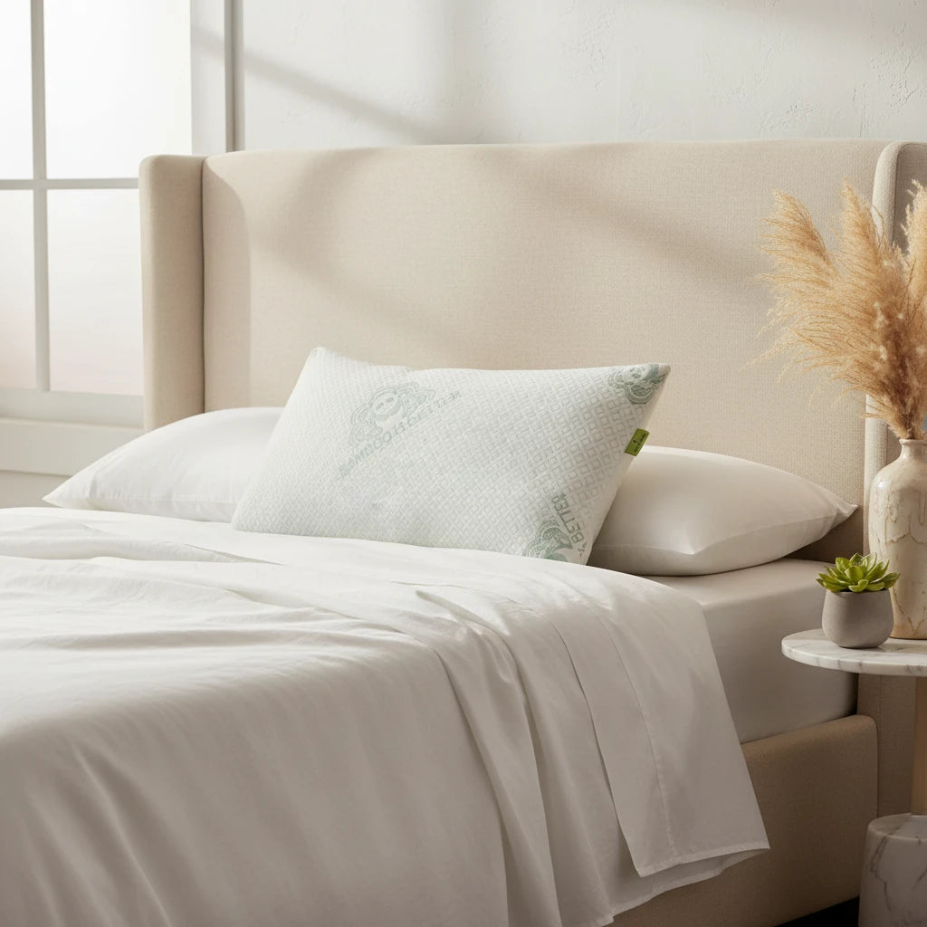 Adjustable Bamboo Cooling Pillow | Bed Pillows