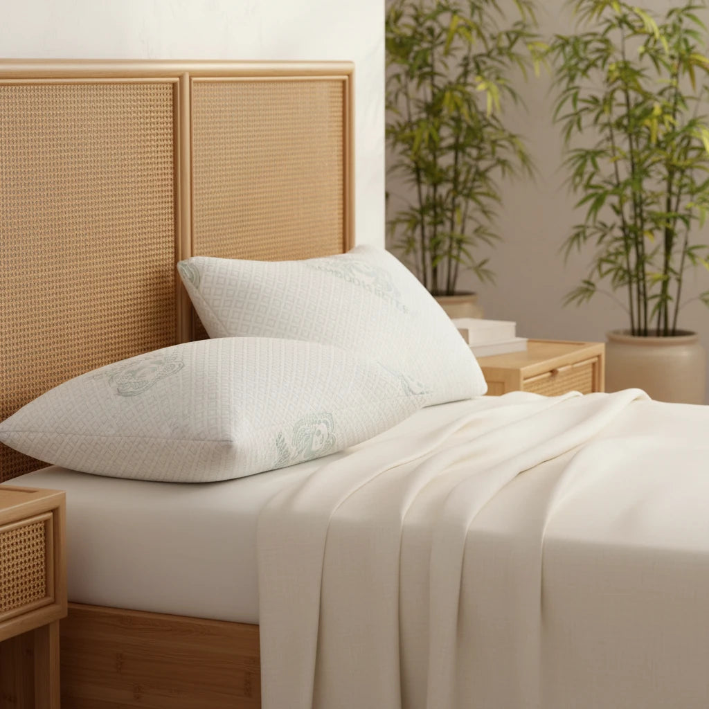 Adjustable Bamboo Cooling Pillow | Bed Pillows